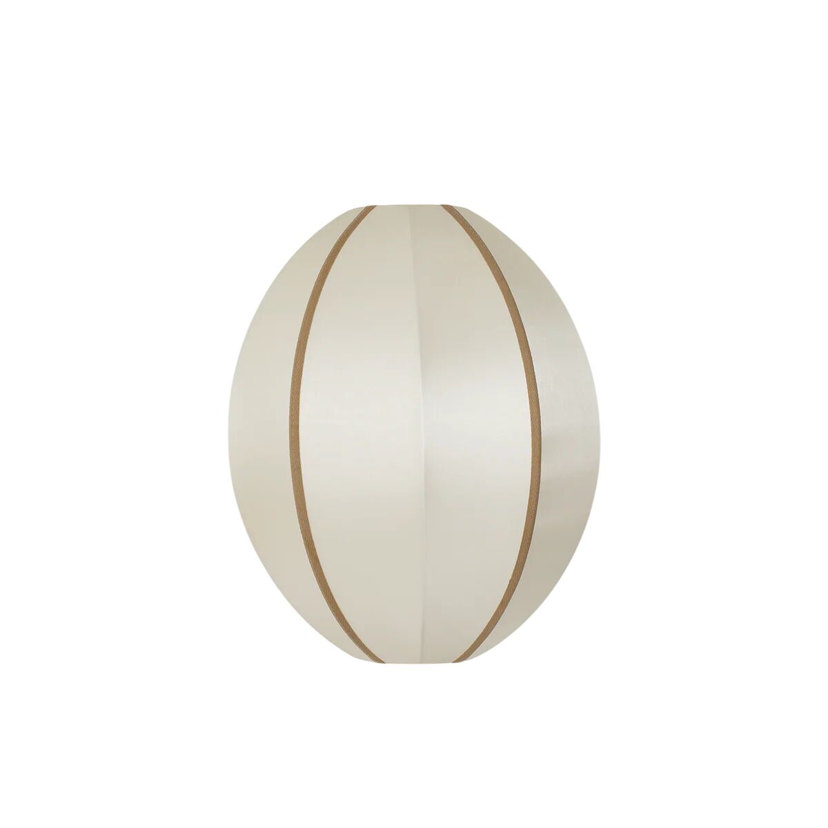 Oval S Lampkjol Offwhite/Amber