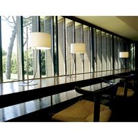 TMD Lampe de table Blanc/Nickel satiné