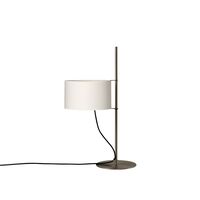 TMD Lampe de table Blanc/Nickel satiné