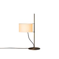 TMD Lampe de table Blanc/Nickel satiné