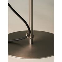 TMD Lampe de table Blanc/Nickel satiné