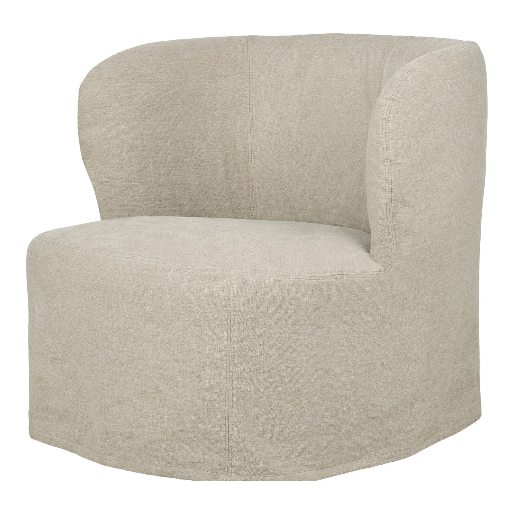 Stay Slipcover Lnestol Stor Linen 0023