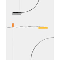 Cupido Bordlampe Poleret/Gul/Orange