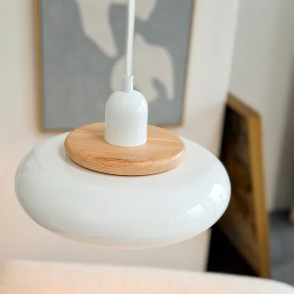Planet Pendel Mini Hvid