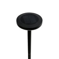 Otera Lampada Solare da Giardino Nera 50 cm