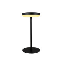 Otera Solar Garden Table Lamp Black