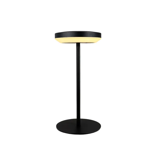 Otera Solar Garden Table Lamp Black
