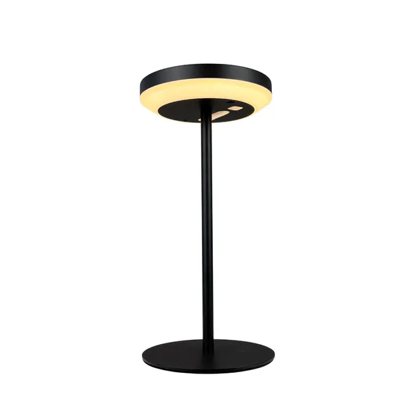 Otera Solar Garden Table Lamp Black