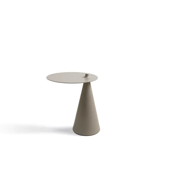 Fez Table d'Appoint Ovale Cosy Grey