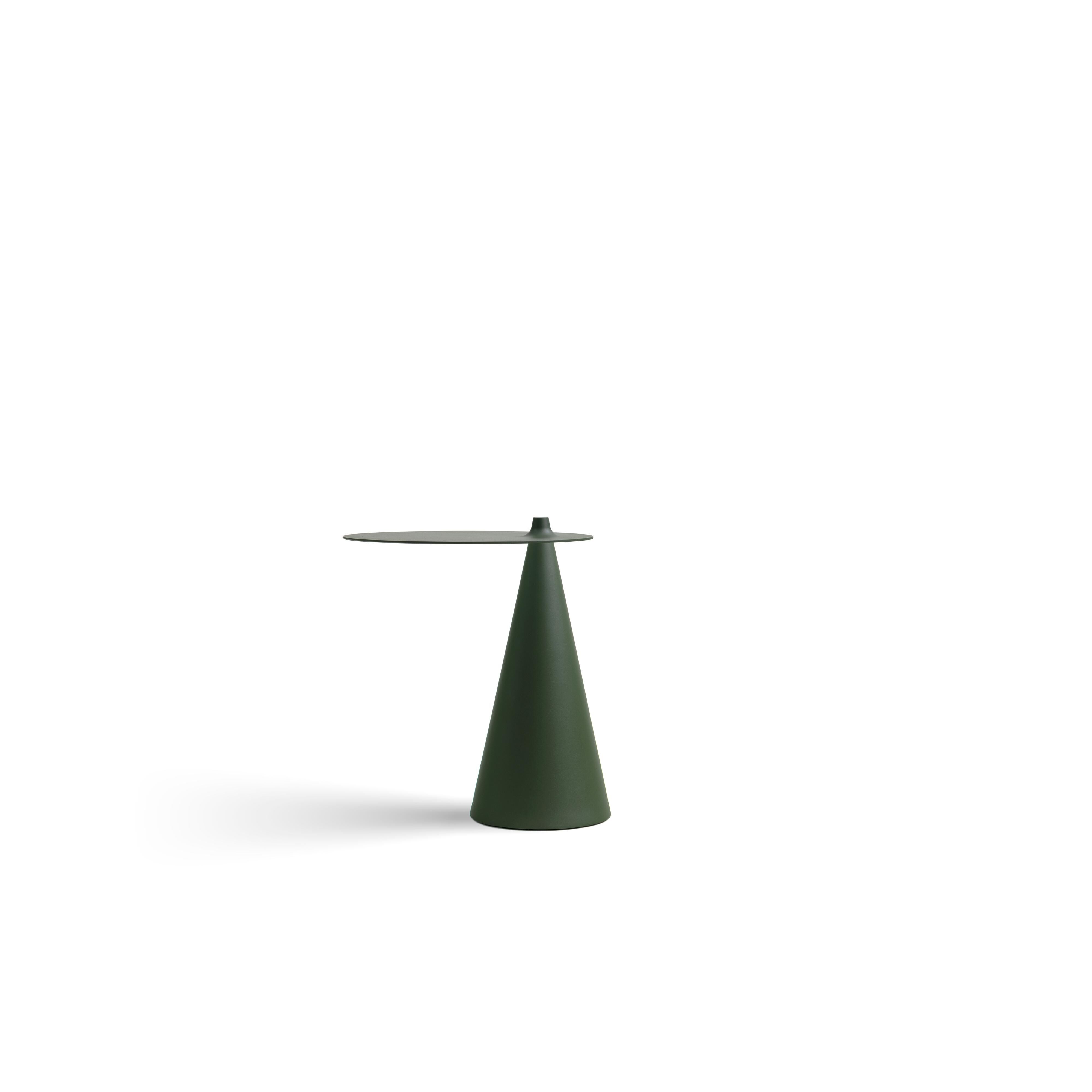Fez Sidebord Oval Olive Green