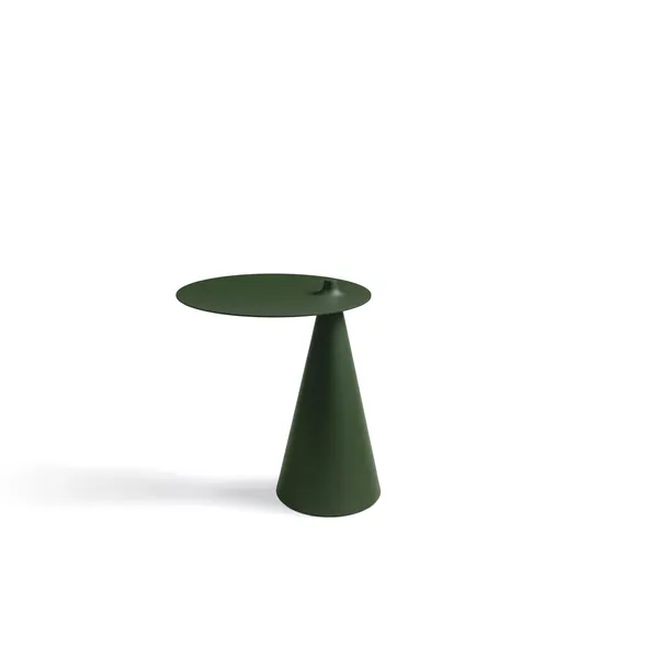 Fez Table d'Appoint Ovale Olive Green