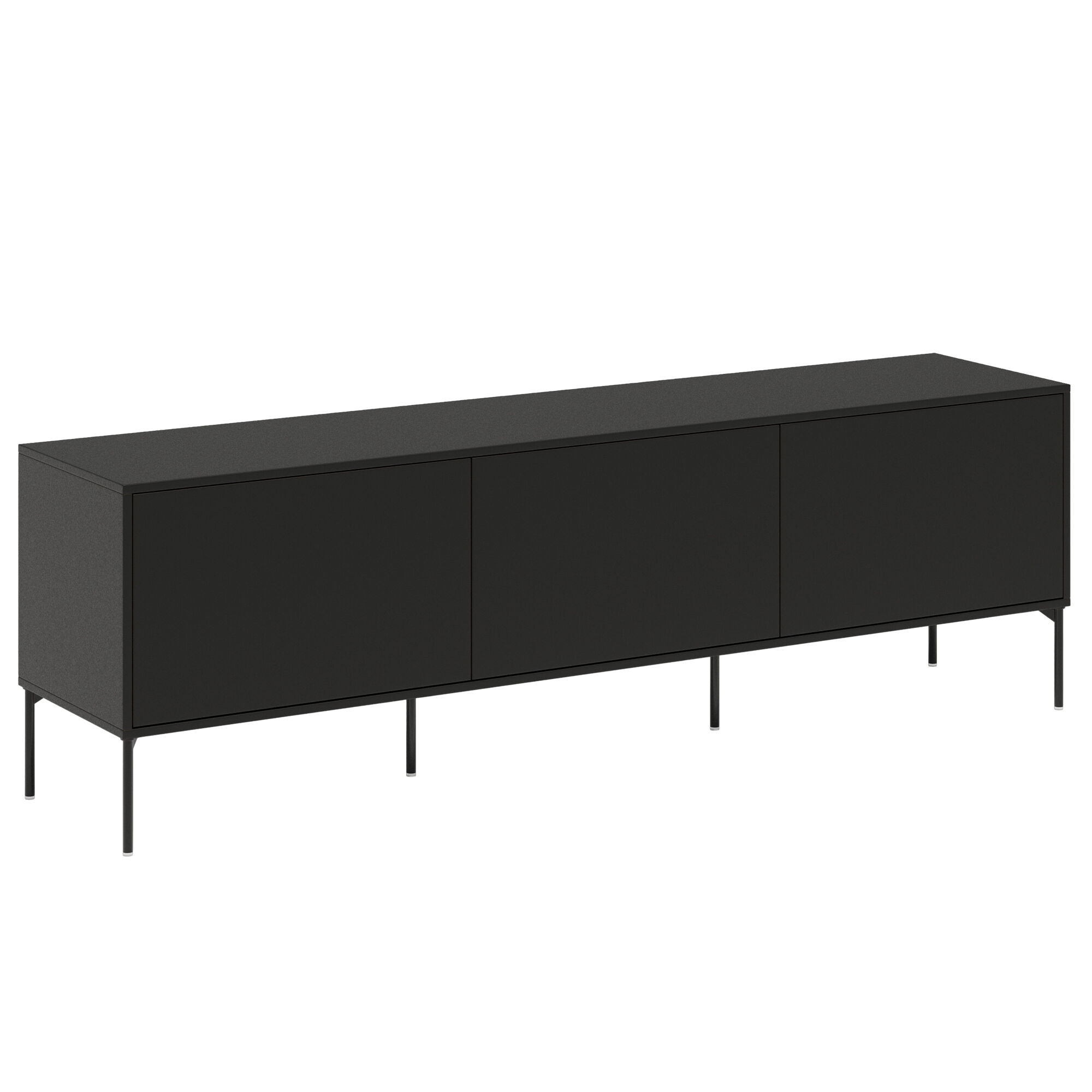 Bloc TV Bench 180 cm Noir