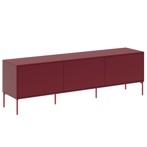 Bloc TV Bench 180 cm Garnet Red