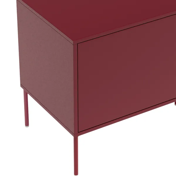 Bloc TV Bench 180 cm Garnet Red
