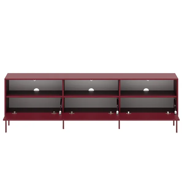 Bloc TV Bench 180 cm Garnet Red
