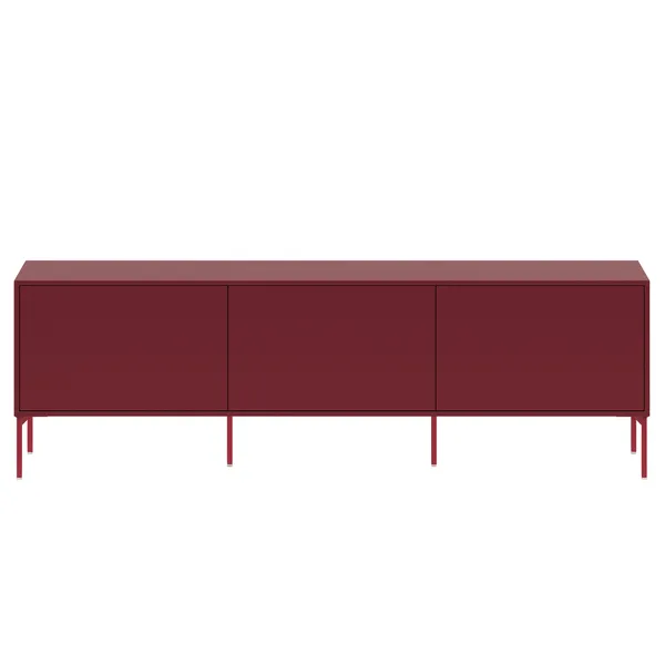 Bloc TV Bench 180 cm Garnet Red
