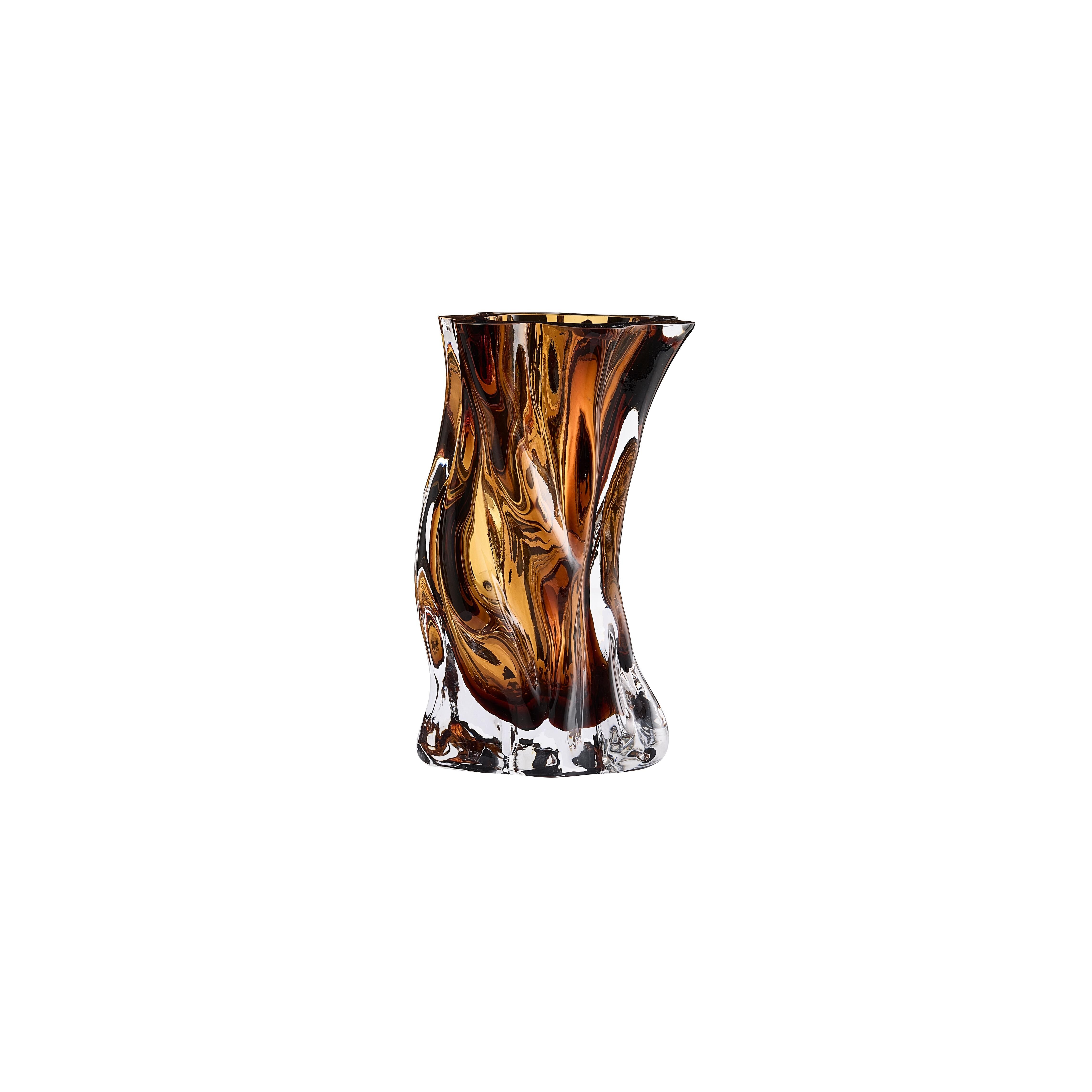 VENA Vase Liten Amber