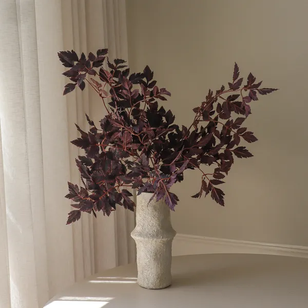 Leaves Bouquet Burgundy