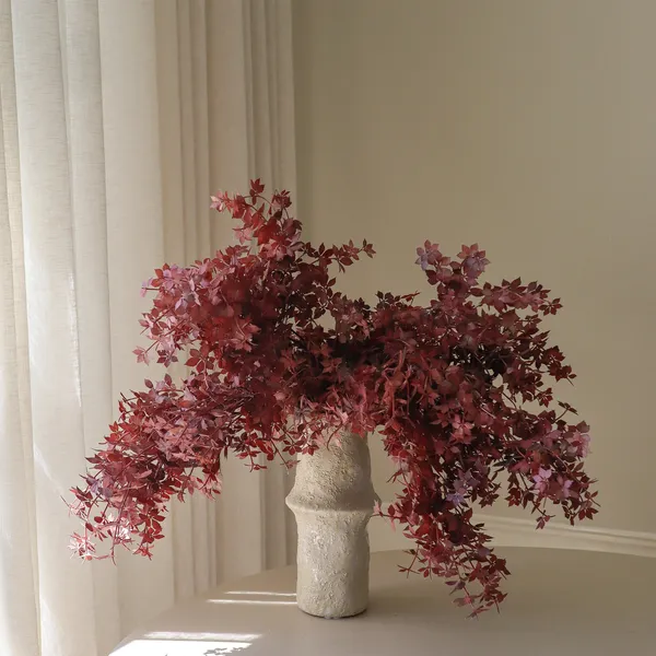 Maple Branch Bouquet Burgundy