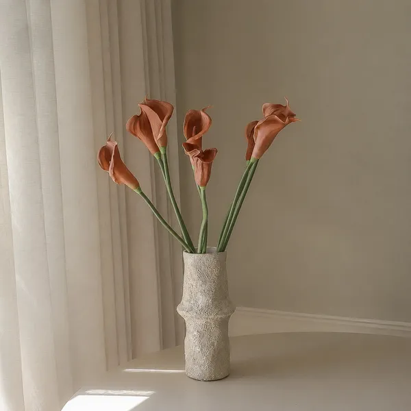 Calla Lily Bouquet Brown