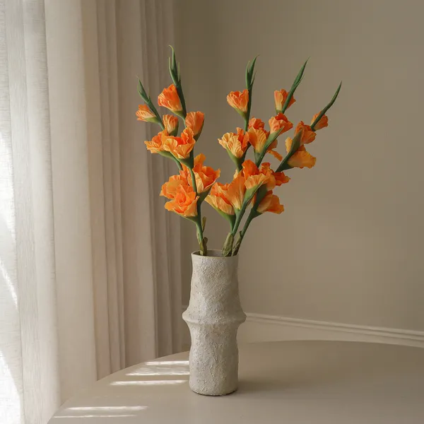 Gladiolus Flower Bouquet Orange