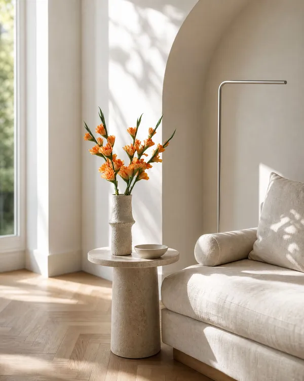 Gladiolus Flower Bouquet Orange