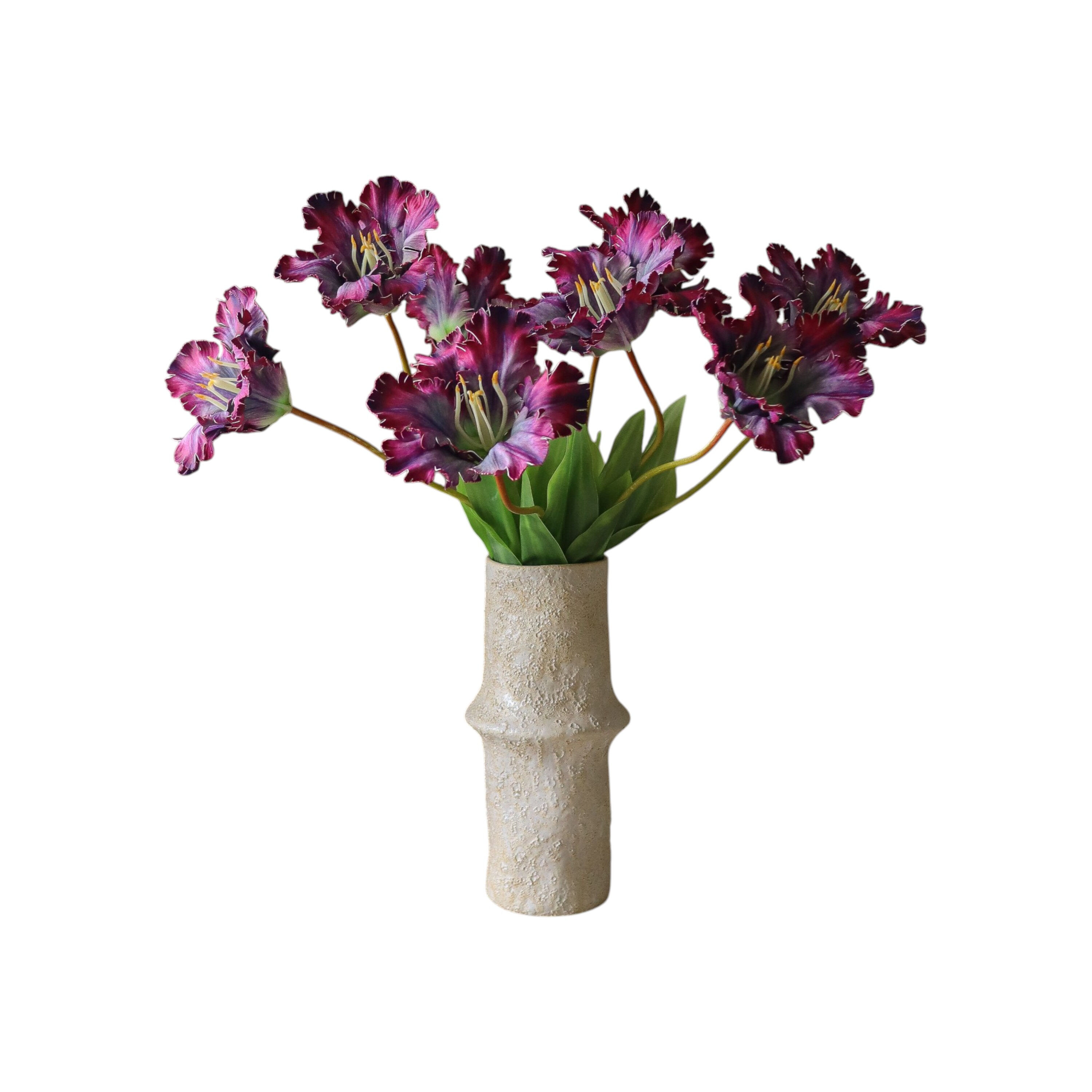 Parrot Tulip-bukett i lilla
