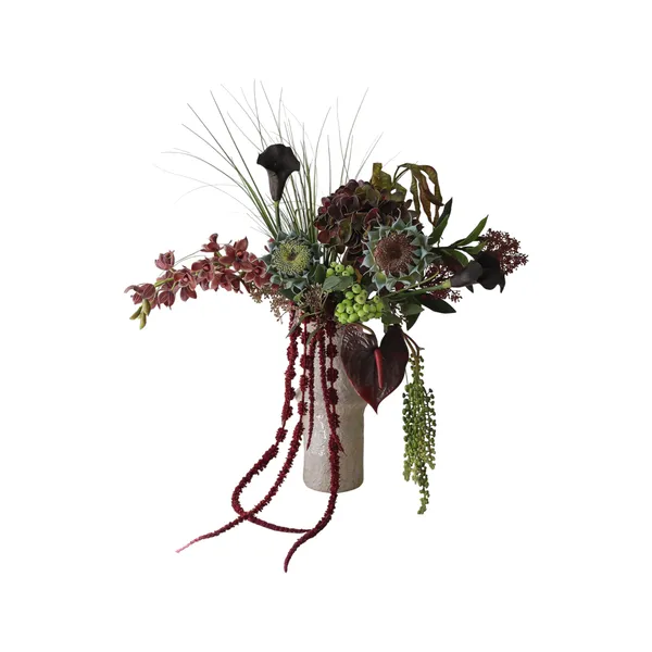 Woodland Nocturne Bouquet Burgundy