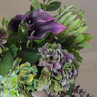 Aubergine Bloom Bouquet Purple