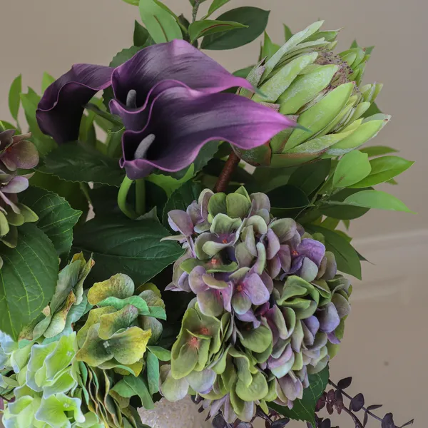 Aubergine Bloom Bouquet Purple