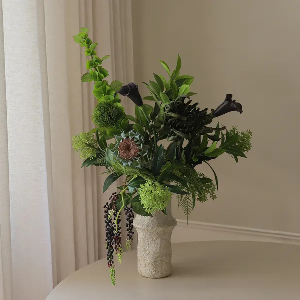 Verdant Noir Bouquet Donkergroen