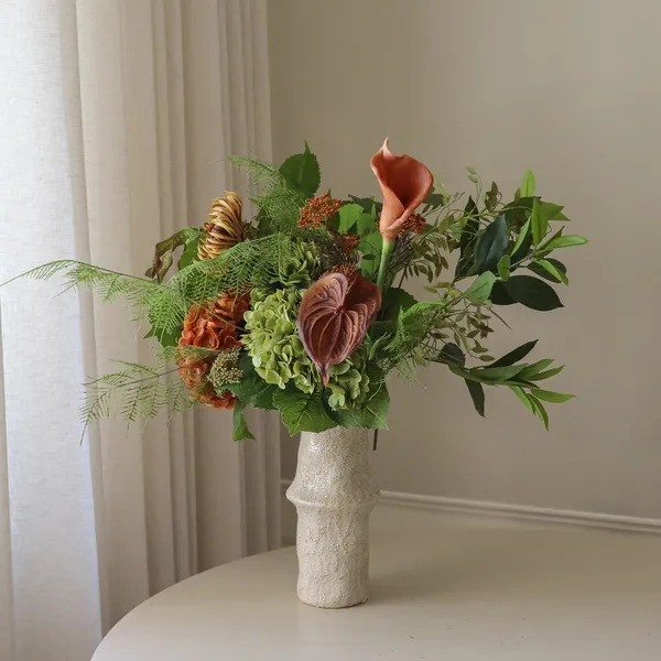 Cedar Grove Bouquet Dark Orange