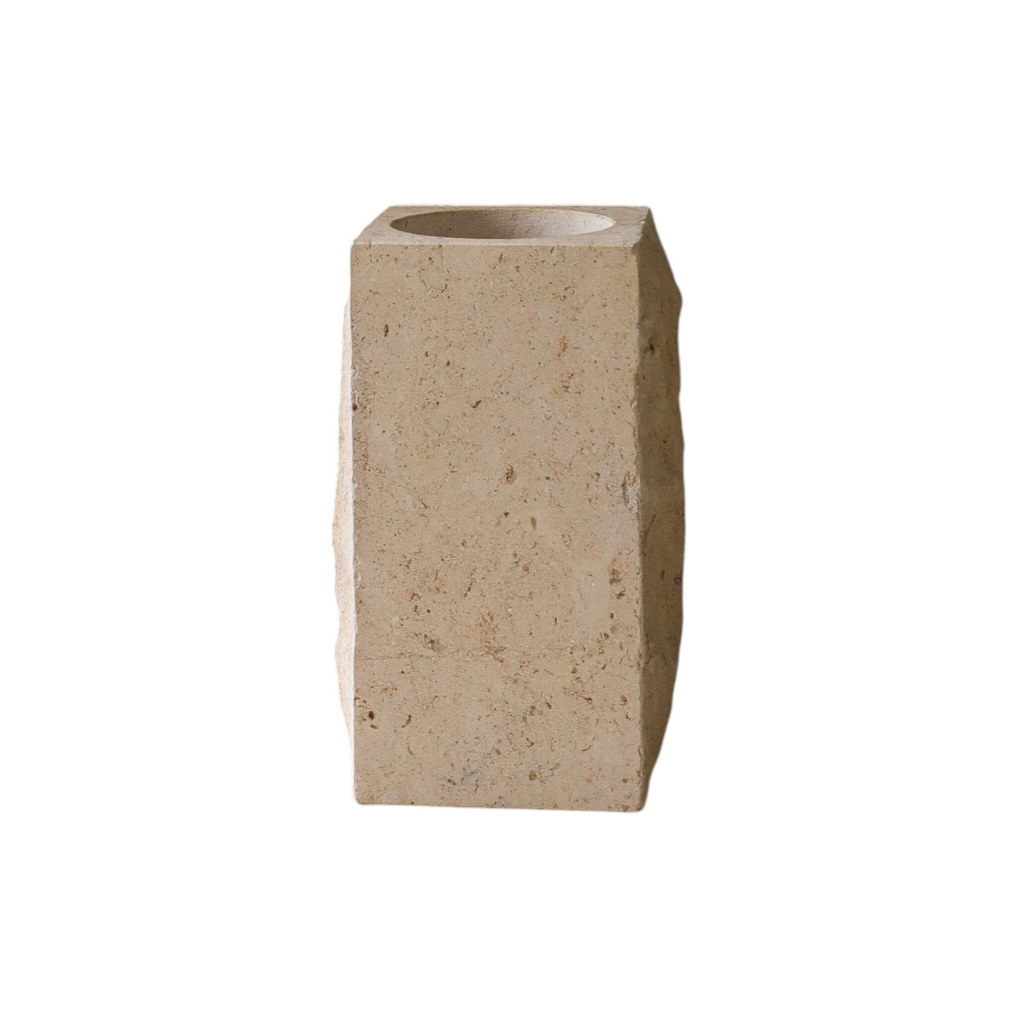 Vase Edge Large Limestone
