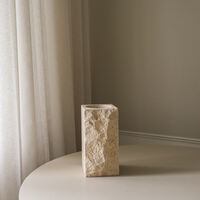 Edge Vase Large Limestone