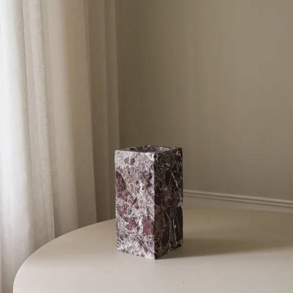 Edge Vase Large Rosso Levanto