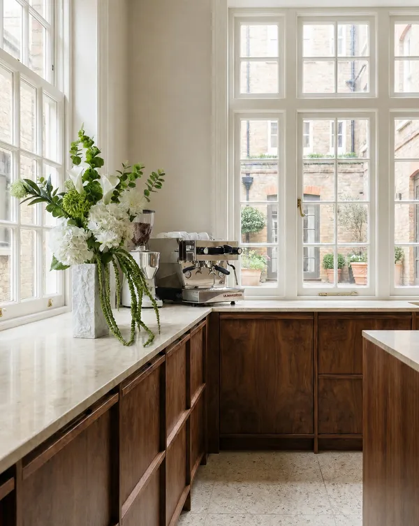 Edge Vase Medium White Carrara