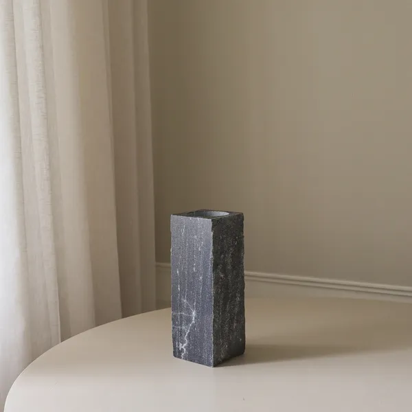 Edge Vase Medium Grey Cartier