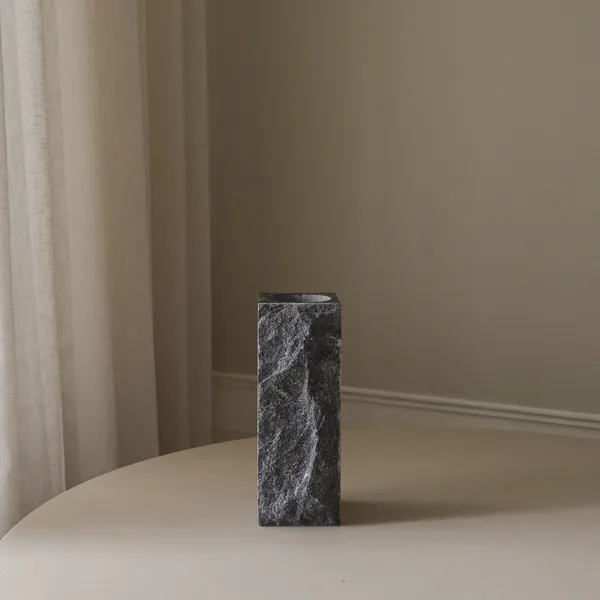 Edge Vase Medium Grey Cartier