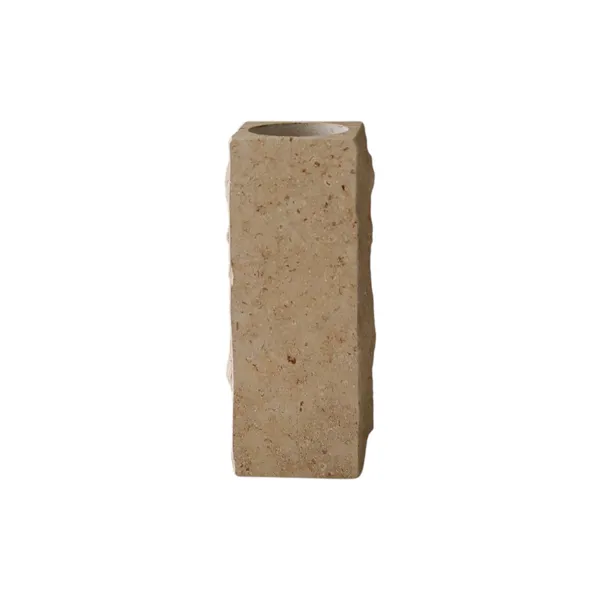 Edge Vase Medium Limestone