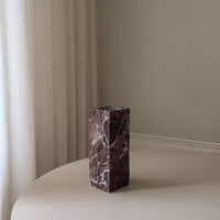 Edge Vase Medium Rosso Levanto