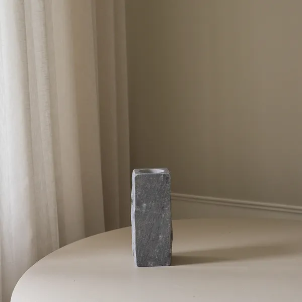 Edge Vase Small Grey Cartier