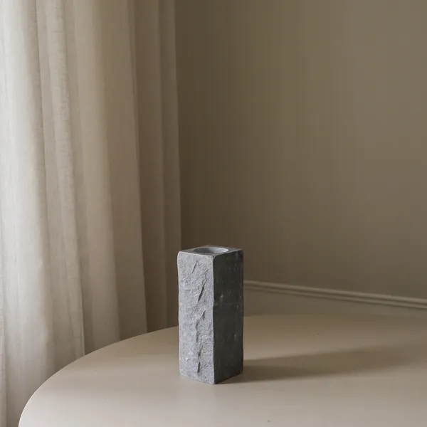 Edge Vase Small Grey Cartier