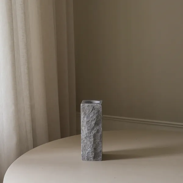Edge Vase Small Grey Cartier