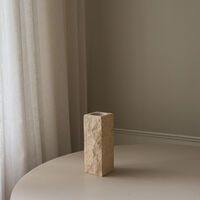 Edge Vase Small Limestone
