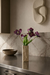 Edge Vase Small Limestone