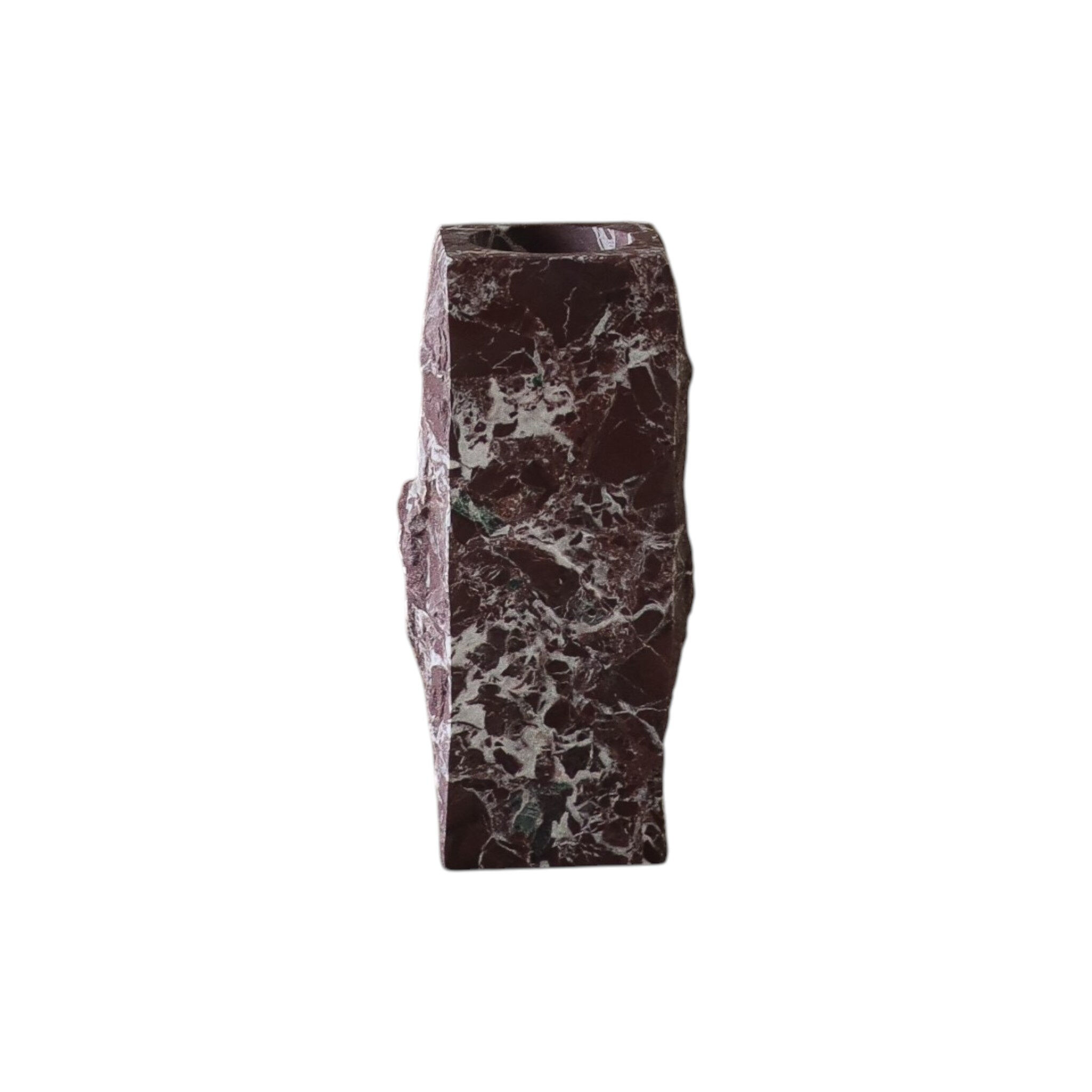 Edge Vase Small Rosso Levanto