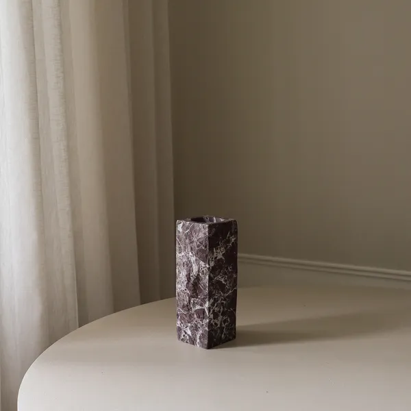 Edge Vase Small Rosso Levanto