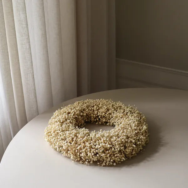 Baby’s-Breath Wreath Yellow