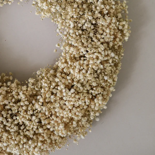 Baby’s-Breath Wreath Yellow