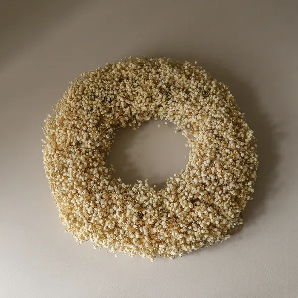 Baby’s-Breath Wreath Yellow